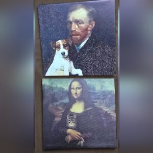 Classic Art Dog Portrait Canvas